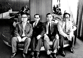 左から笠原、伊藤、武藤（1960年代？）