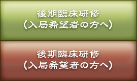 後期臨床研修（入局希望者の方へ）