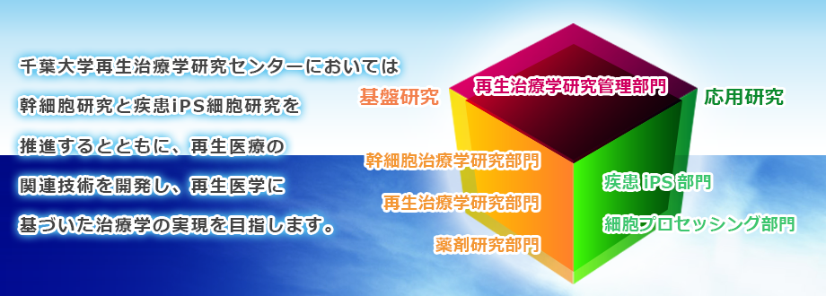 千葉大学再生治療学研究センターメイン